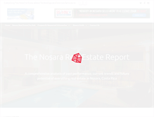 Tablet Screenshot of nosararealestatereport.com